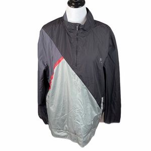 Fila Lightweight Golf Jacket, Black, Gray, X-Large